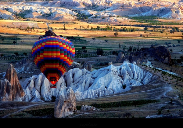 Cappadocia in Central Anatolia, largely in Nevşehir Province, in Turkey